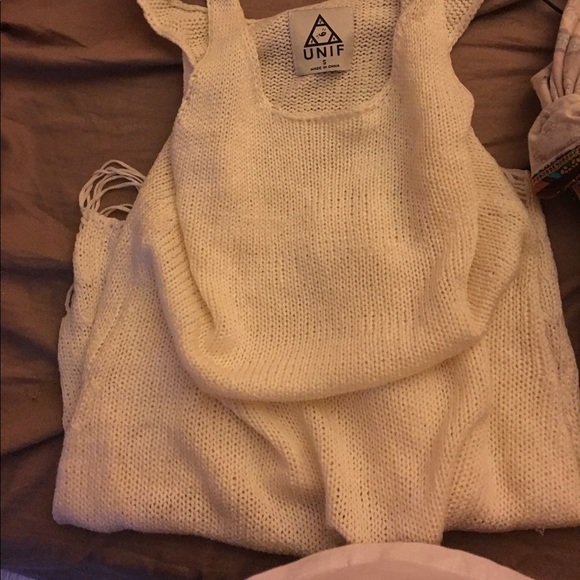 UNIF Loose Strings Mini Dress, Sz S - Picture 3 of 4